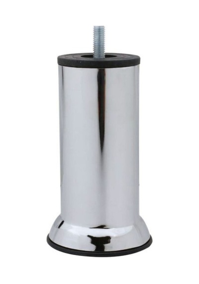 Metal 12cm Ayak 8mm Vidalı Pasolu Mobilya Koltuk Baza Ayağı Metal 12cm 8mm Vidalı