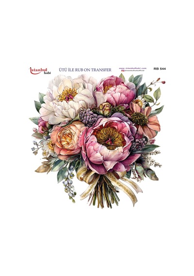 Ütü İle Rub On Transfer Kağıdı 30x30cm Rb-544