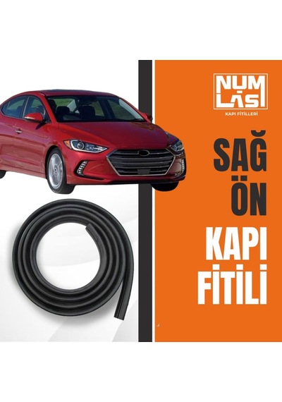 Hyundai Elantra 2016-2020 Sağ Ön Kapı Fitili-a Kalite-numlas-nm6323