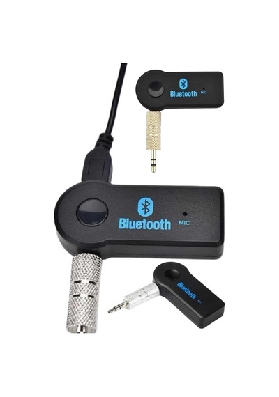 Hubrendy  Bluetooth Araç Kiti Aux Çıkışlı Telefon Müzik Alıcı Tüm Cihazlara Uyumlu