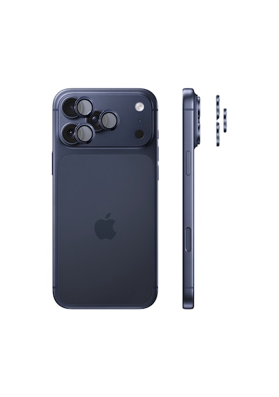 Safeus 9h+ Safir Temperli Kamera Lens Koruyucu Apple Uyumlu iPhone 17 Pro Max Ve İle Abis
