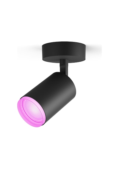 Philips Hue Fugato Akıllı Led Spot Lamba 1x4.2w Siyah V2 Rgb - Ayarlanabilir Renk Sıcaklığı Ve Parlaklık