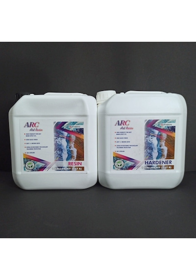 Epoksi Reçine Ultra Şeffaf Art Resim Sanatsal Epoksi 4 L Set