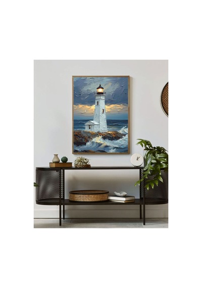 Poster Ahşap Çerçeveli Oturma Odası Salon Mutfak Dekoratif Tablo Çok Renkli - 812320850 Çok Renkli
