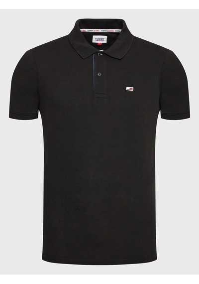 Tommy Hilfiger Tommy Hılfıger Erkek T-shırt Dm0dm15370-bds Siyah