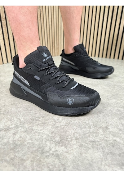 Günlük Erkek Sneaker Bağcıklı Kalın Tabanlı Rahat Hafif Spor Ayakkabı 2019 Füme - Siyah Günlük Erkek Sneaker Bağcıklı Kalın Tabanlı Rahat Hafif Spor Ayakkabı 2019 Füme - Siyah