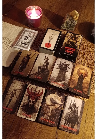 Horror Tarot Destesi 78 Kart - Arındırma Kesesi Hediyeli