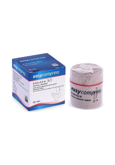 Compress Kısa Germe Bandajı, Lenfödem Bandajı, Kompresyon Bandajı 6cmx4,5cm