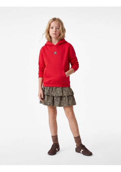 Koton Yıldız Baskılı Uzun Kollu Şardonlu Kanguru Cepli Kapşonlu Sweatshirt Kırmızı 7wkg10048ak Koton Yıldız Baskılı Uzun Kollu Şardonlu Kanguru Cepli Kapşonlu Sweatshirt Kırmızı 7wkg10048ak