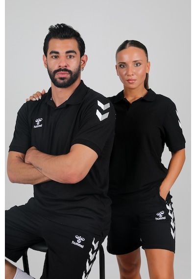 Hummel Armin Pamuklu Polo Yaka Tişört Siyah