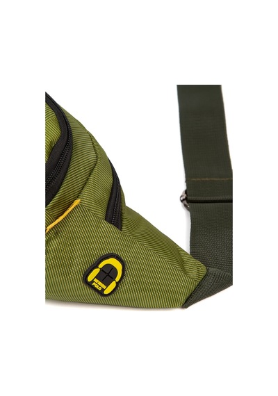 Tuldar Deri Usb Kulaklık Çıkışlı Crossbody Çapraz Göğüs Omuz Ve Bel Çantası Tul360 Haki