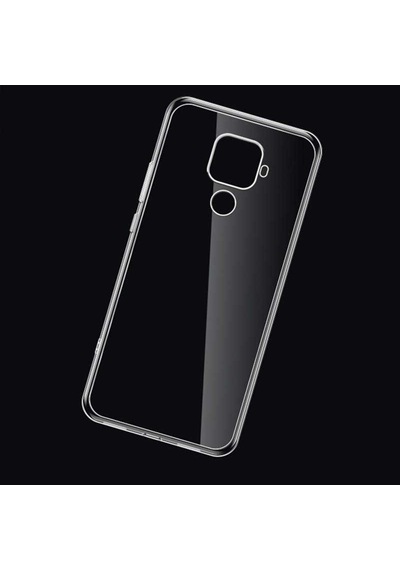 Huawei Mate 30 Lite Kılıf Zore Süper Silikon Kapak Renksiz