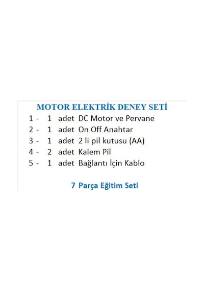 Motor Elektrik Deney Seti