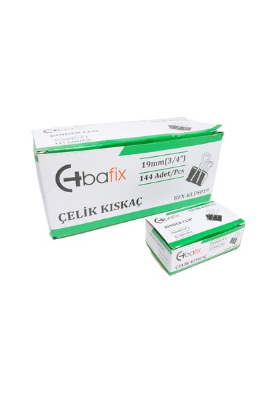 Bafix Kıskaç Klips Çelik 19 Mm Bfx-klps019