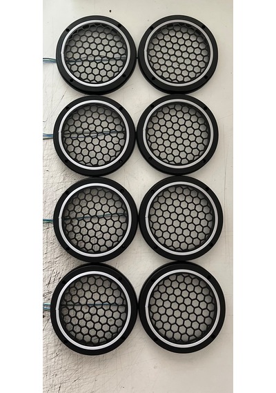 Sekizgen Led Piksel Ledli Sese Duyarlı 20 Cm Midrange Kapak 4 Takım 8 Kapak 358 Mod Tek Kumanda Kontrol