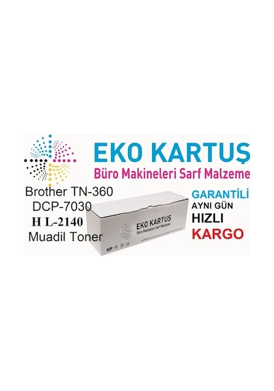 Eko Kartuş Brother TN-360 TN360-HL2140-HL 2170W-DCP7030 2600 Sayf