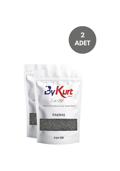 Bykurt Mavi Haşhaş Tohumu 2 x 250 G