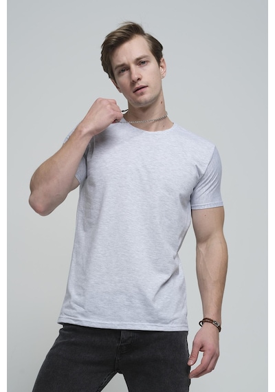 Ftx Slim Fit Bisiklet Yaka Erkek Basic Tshirt