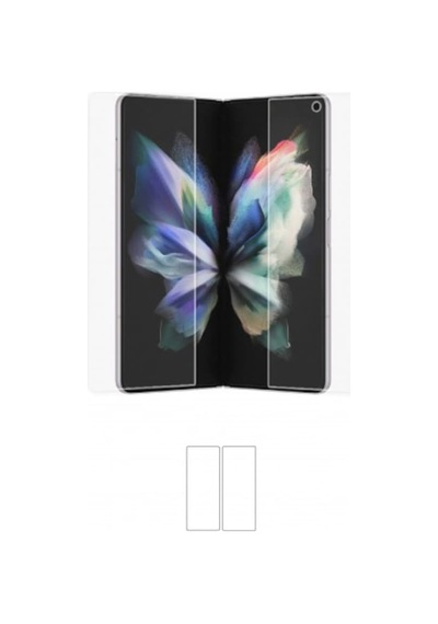 Galaxy Z Fold 3 Ekran Koruyucu 1+1 Ön Poliüretan Film