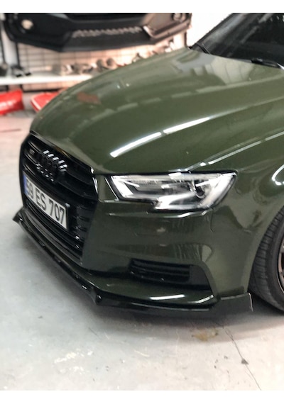Audi A3 Lip 2013-2016 8v Hb Sedan Ön Lip Piano Black