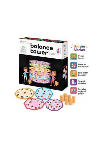 Balance Tower Ve Akıl Oyunu 4+ Yaş 2+ Oyuncu Genel