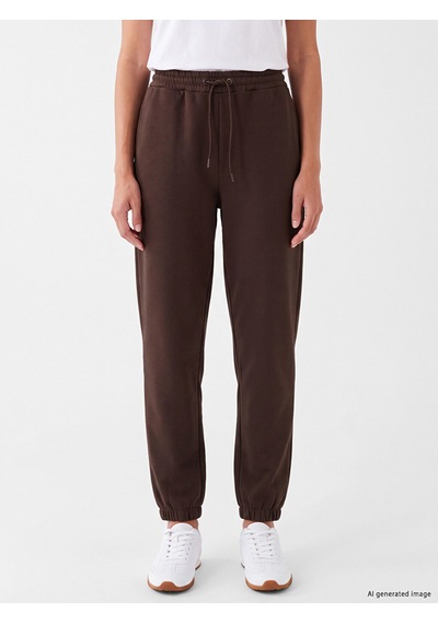 Lcw Everyday Kahverengi Kadın Kalın Jogger Eşofman Altı