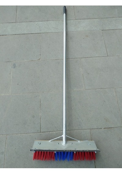 Metal Saplı Sert Pvc Kıllı Gelberili Alan Temizlik Fırçası