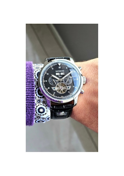 Yeni Rym-4122 Erkek Otomatik Kol Saati - Çelik Kasa Ve Deri Kordon - 2 Yıl Garanti Rose Gold