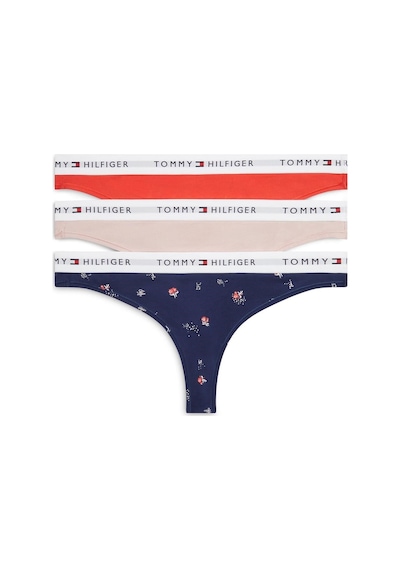 Tommy Hilfiger 3 Pack Thong-15921 Siyah