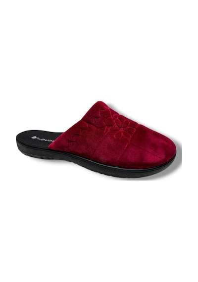 Focux 217-26 Papatya Desenli Kadın Ev Terlik 37-41 Bordo
