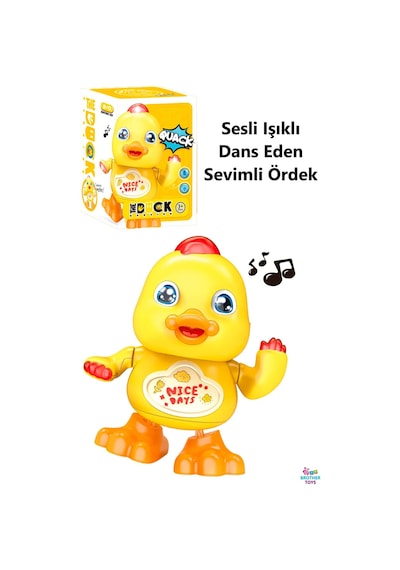Işıklı Ve Müzikli Pilli Dans Eden Ördek Civciv Oyuncak