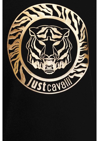 Just Cavalli Bisiklet Yaka Erkek Sweat Siyah