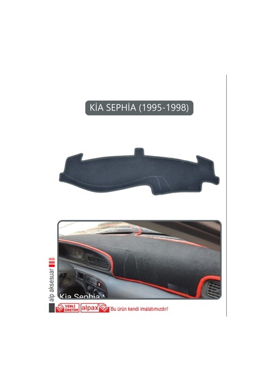 Kia Sephia 1995-1998torpido Koruma Halısı Gri Kenar