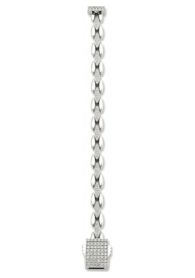 Sertifikalı 316l Çelik Beyaz Altın Renk Geometrik Zirkon Taşlı Premium Kadın Bileklik 33652363