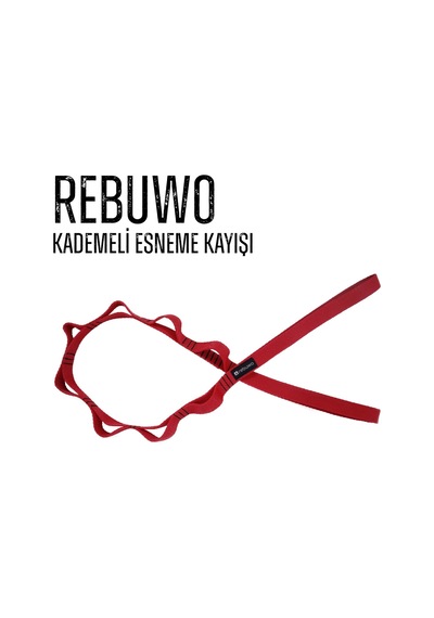 Rebuwo Sekiz Kademeli Yoga Germe Kayışı Esneme Kayışı