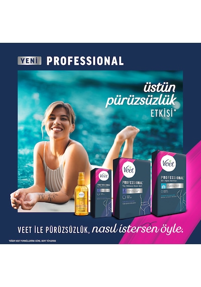 Veet Professional Hassas Ciltler Yüz Ağda Bandı 2 x 20'li