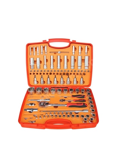 Rıco 110 Parça 1/2 & 1/4 Lokma Takımı Seti 6 Köşe Lokma  Takımı