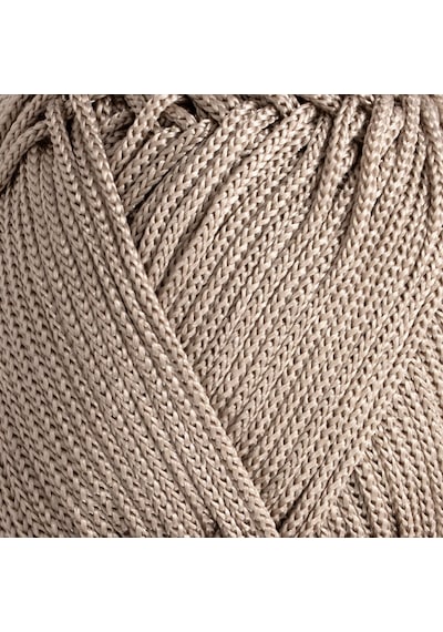 Stil Makrome 3 Mm 100 Gr 100 M Polyester Makrome Parlak Örgü Ve Çanta İpi - Vizon Bej