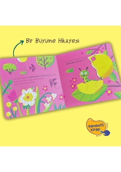 Bi Kutu Oyun Artık Hazırım Kelebek Olmaya Oyunlu Kitap