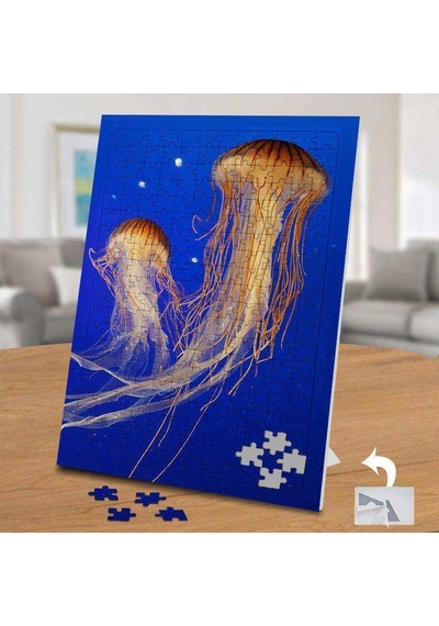 Mavi Okyanus Ve Denizanası 240 Parça Puzzle Yapboz-74862