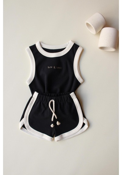 Ohlalakoala Siyah Unisex Atlet Şort Takım