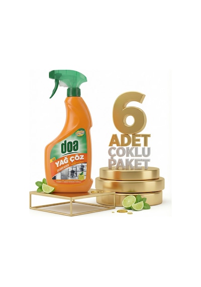 Doa Yağ Çözücü 6x750 Ml