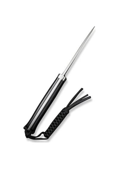 Civivi Cloud Peak Black G10 Handle With Nickel-silver Guard Satin Finished Nitro-v Blade Kamp Bıçak Siyah