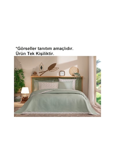 Özdilek Rf -nil- Jakar Biyeli Z Tek Kişilik Pike Takımı Nil Yeşili