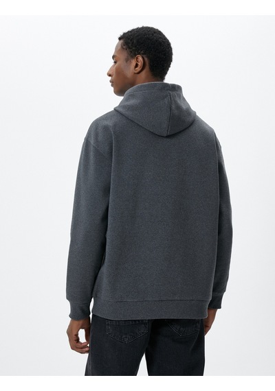 Koton Oversize Hoodie Uzakdoğu İşlemeli Kanguru Cep Detaylı Şardonlu Antrasit 4wam70119mk Antrasit Koton Oversize Hoodie Uzakdoğu İşlemeli Kanguru Cep Detaylı Şardonlu Antrasit 4wam70119mk Antrasit
