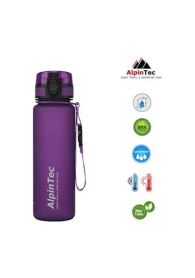 Alpintec Mor 23 Cm 500 Ml Tritan Su Matarası Diğer