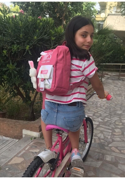 Kore Model Anaokulu Sırt Çantası Gül Kurusu Çok Renkli