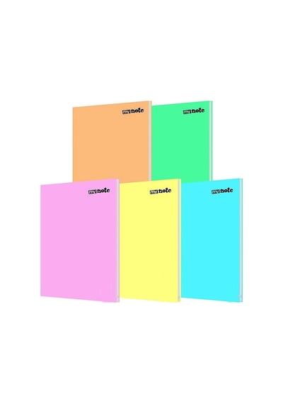 Mynote Dikişli PP Kapak Defter A4 80 Yp.Çizgili