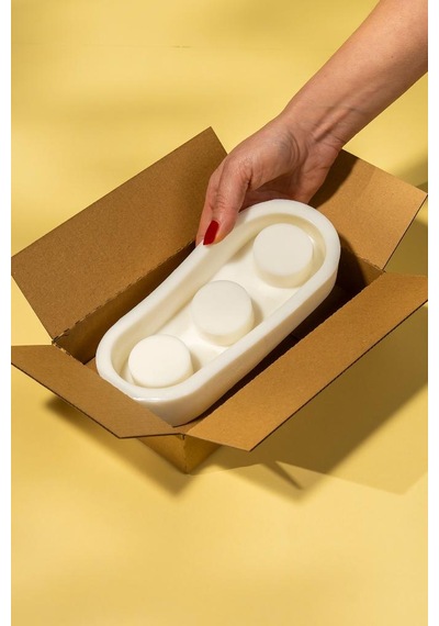 Rufus Concept Tealight Mumluk 3 Gözlü Silikon Kalıp