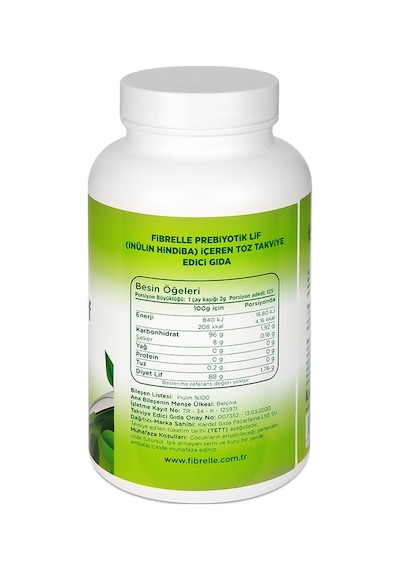 Fibrelle İnülin Prebiyotik Lif Plastik Ambalaj 250 G
